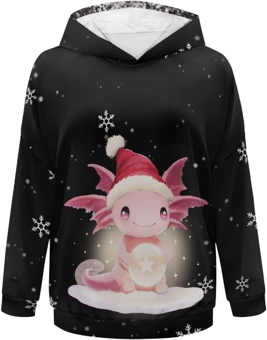 NDISTIN Sweatshirts for Women Loose Fit Slim Fit Ladies Loose Hooded Pullover Loose Daily Ideal Clothes