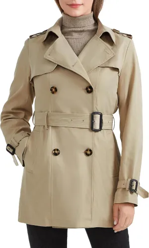 Orolay Women's Double Breasted Trench Coat Windbreaker Jacket with Belt