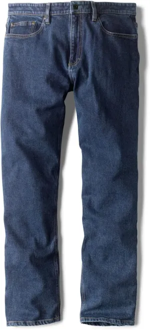 Orvis Montana Morning Denim Blue Jeans for Men - Improved Active Fit Mid-Stretch with Straight Leg and Clean Stitching