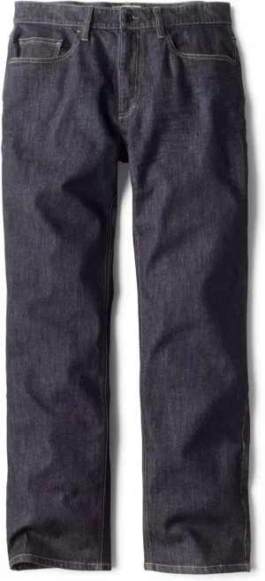 Orvis Montana Morning Denim Blue Jeans for Men - Improved Active Fit Mid-Stretch with Straight Leg and Clean Stitching