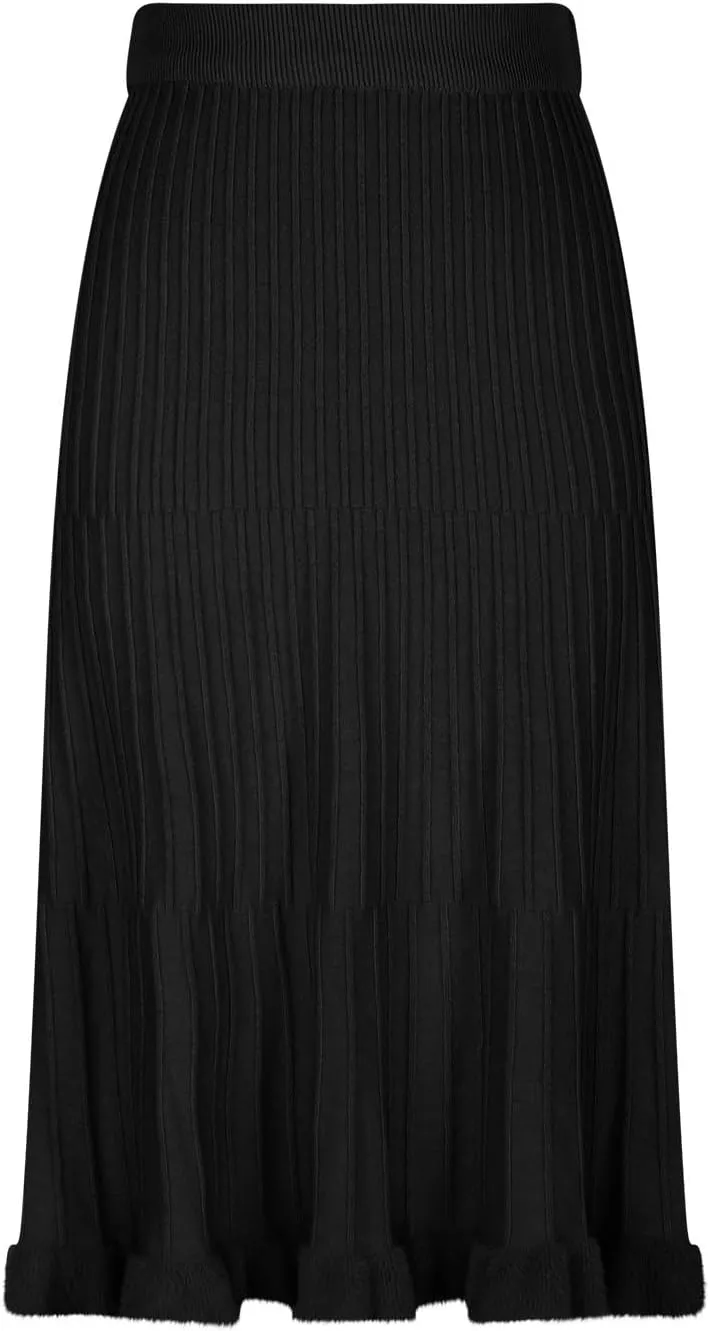 Pleated Midi Skirts for Women Aline Long High Elastic Waisted Summer Cocktail Party Swing Flowy Chiffon Swing Skirt