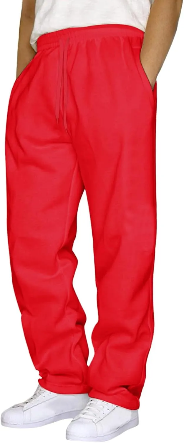 Sweatpants for Men Loose Fit Mens Sweatpant Jogger Athletic Pants Loose Drawstring Trousers Pants with Pockets