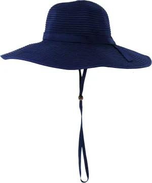 SwimZip Women's Wide Brim Sun Hat - UPF 50  Sun Protection