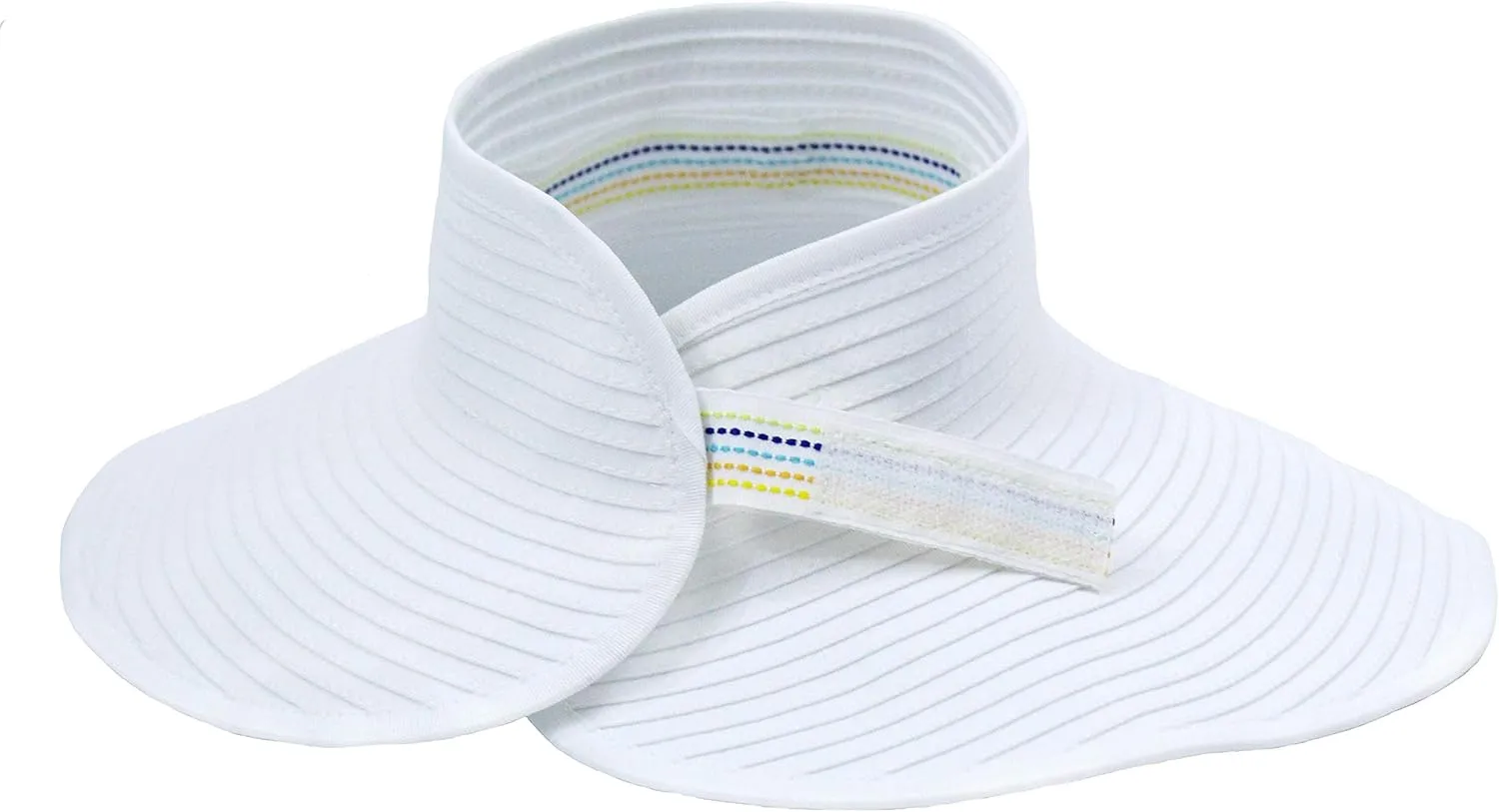 SwimZip Women's Wide Brim Sun Visor - UPF 50  Sun Protection