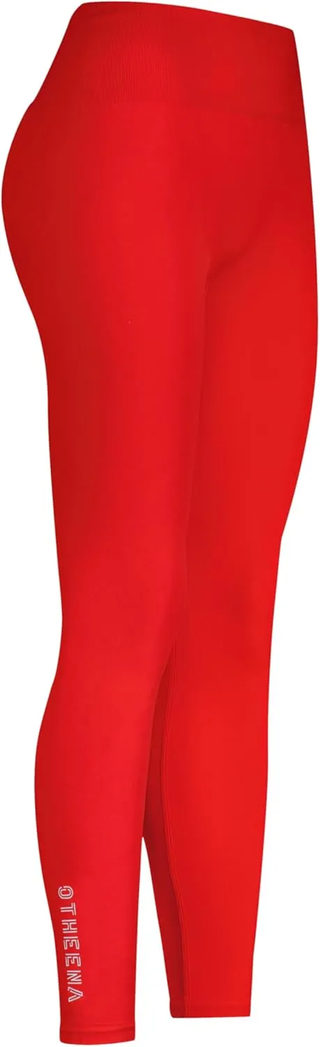 Thick High Waist Seamless Leggings for Women - Workout Leggings Yoga Pants - Stretchy with Tummy Control