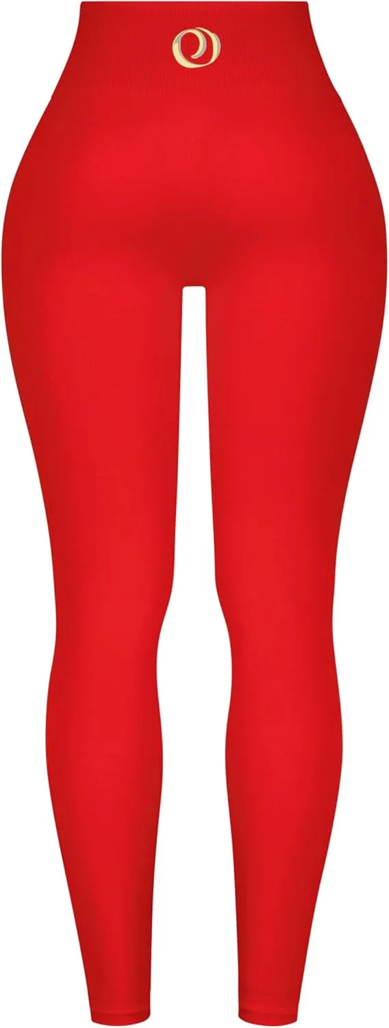 Thick High Waist Seamless Leggings for Women - Workout Leggings Yoga Pants - Stretchy with Tummy Control