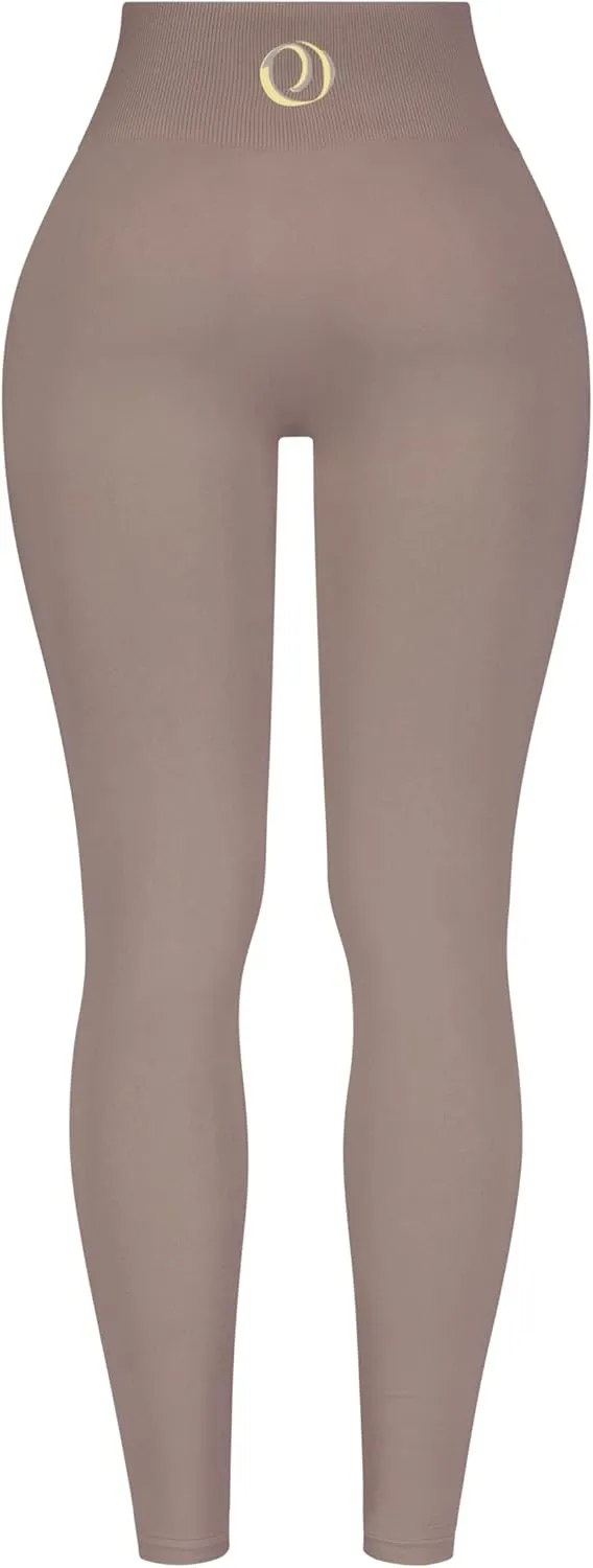 Thick High Waist Seamless Leggings for Women - Workout Leggings Yoga Pants - Stretchy with Tummy Control