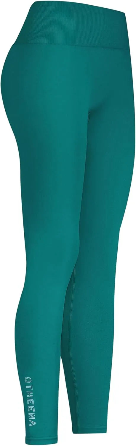 Thick High Waist Seamless Leggings for Women - Workout Leggings Yoga Pants - Stretchy with Tummy Control