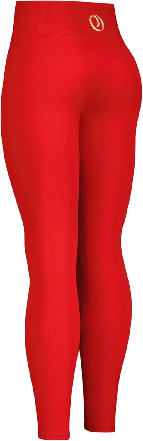 Thick High Waist Seamless Leggings for Women - Workout Leggings Yoga Pants - Stretchy with Tummy Control