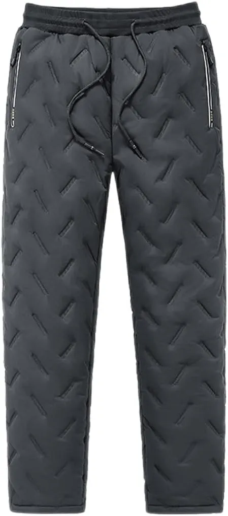 Unisex Lambswool Fleece-Lined Joggers, Winter Lambswool Fleece Bottoms Fleece Pants, Warm Thick Jogger Pants