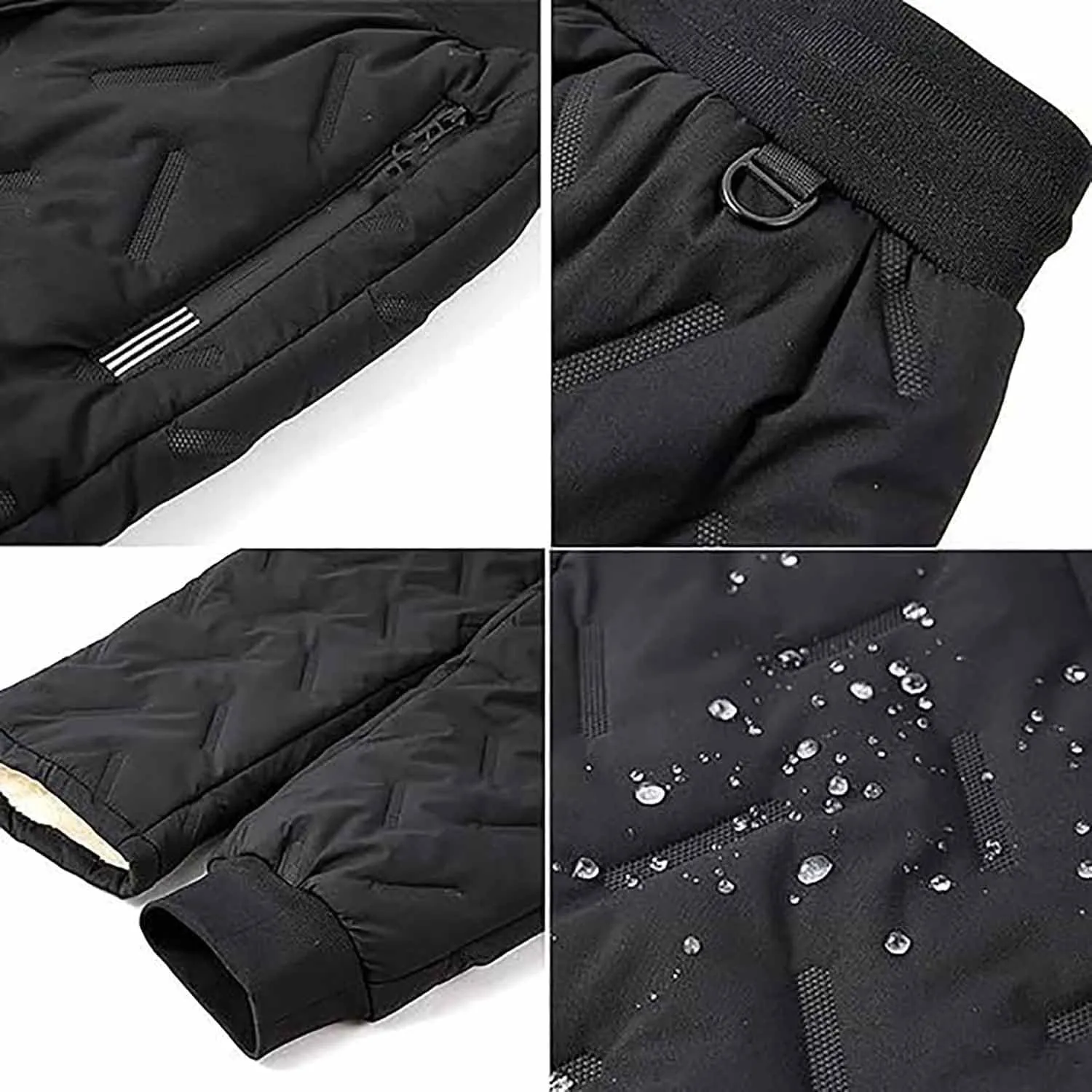 Unisex Lambswool Fleece-Lined Joggers, Winter Lambswool Fleece Jogging Bottoms, Warm Thick Jogger Pants