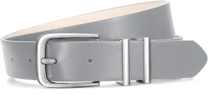 VONMELLI Women's Soft Faux Leather Belt for Jeans Pants Dress Fashion Ladies Waist Belt with Gold/Silvery Buckle