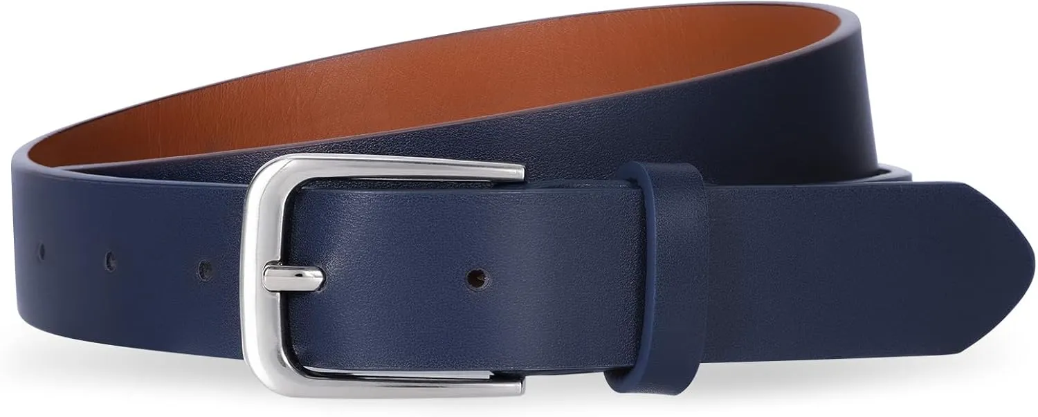 VONMELLI Women's Soft Faux Leather Belt for Jeans Pants Dress Fashion Ladies Waist Belt with Gold/Silvery Buckle