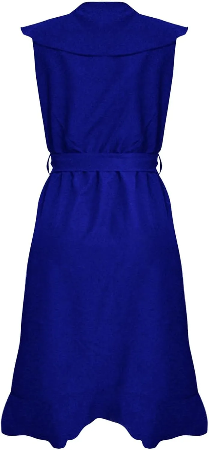 Wedding Guest Dresses for Women 2025 Gowns Evening Party Cocktail Dress Long Split Elegant V Neck Wrap Ruffle Guest Dresses