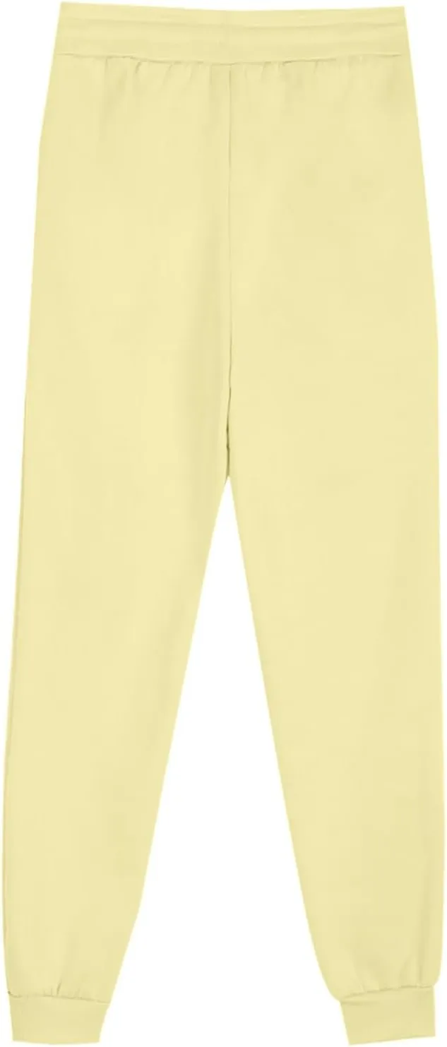 Women Casual Jogger Pants Sherpa Fleece Lined Pants Drawstring High Waist Trousers Workout Joggers Thick Sweatpants