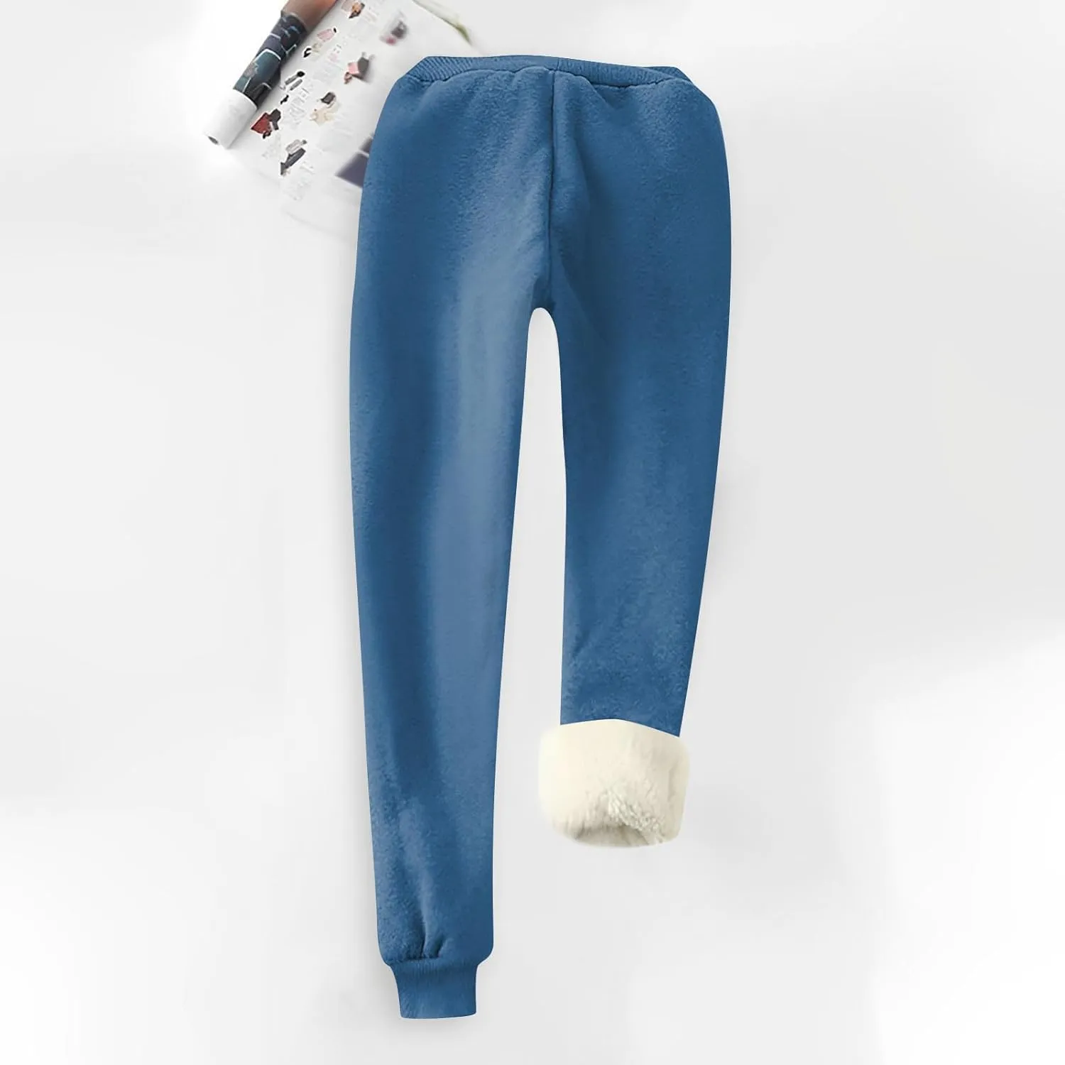 Women's Warm Sherpa Lined Athletic Sweatpants Jogger Fleece Pants
