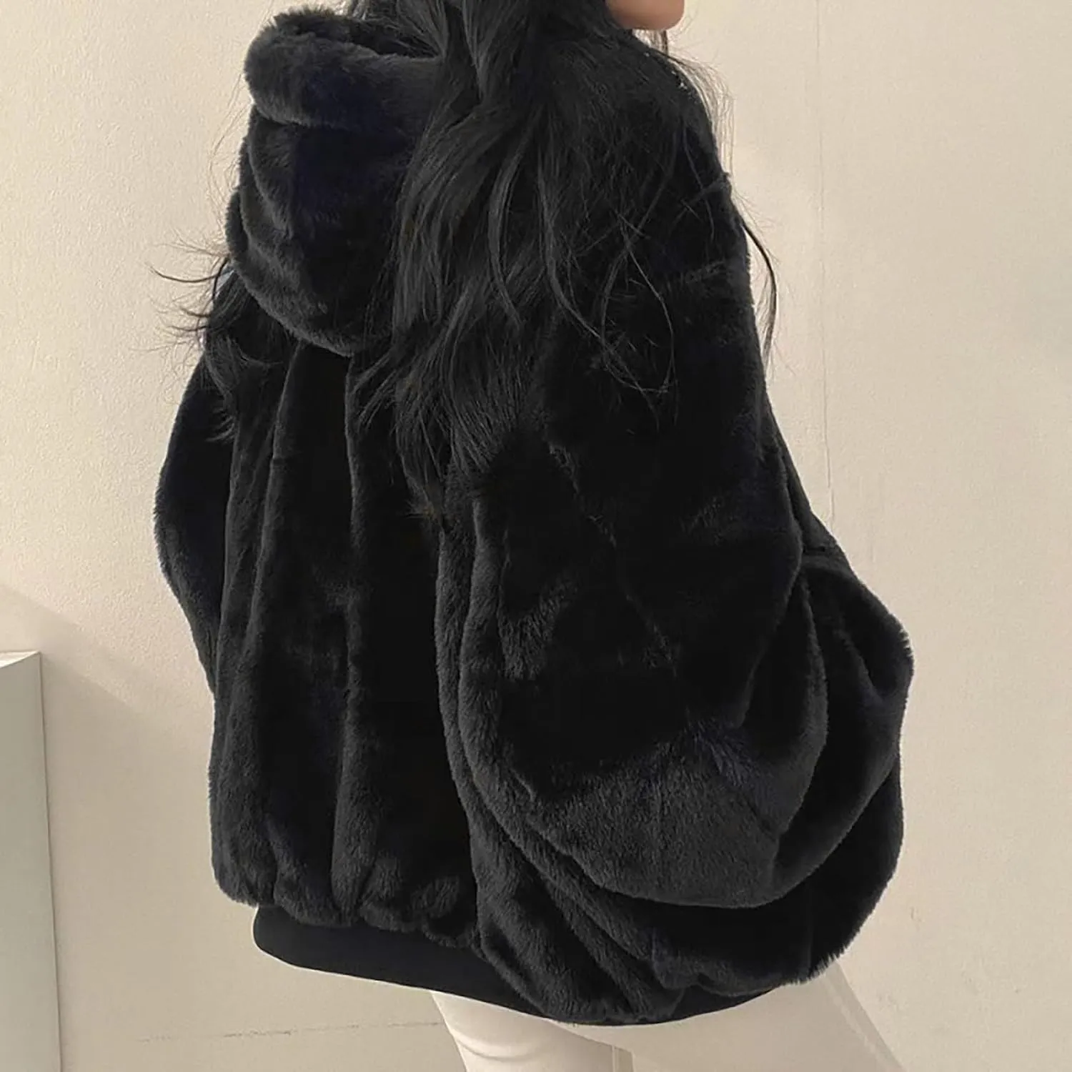 Women's Warm Winter Coats Short Warm Quilted Trench Coat Overcoat Fall Fashion Open Front Coats