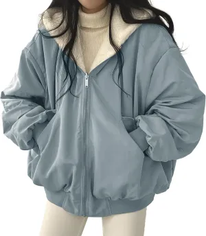Women's Warm Winter Coats Short Warm Quilted Trench Coat Overcoat Fall Fashion Open Front Coats