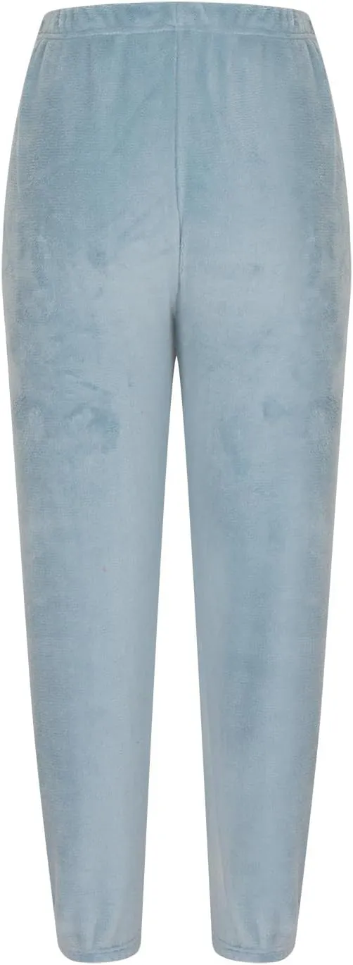 Xiaojmake Women Plus Size Cozy Flannel Pant Fluffy Pajama Pants Fuzzy Fleece Cozy Lounge Pants Winter Warm Cotton Pj Bottoms