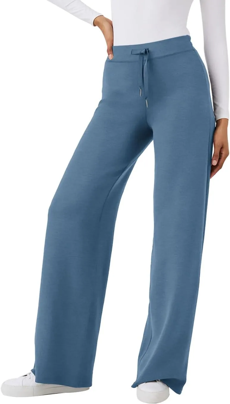 XIEERDUO Lounge Sets For Women 2024 Half Zip Sweatshirt And Wide Leg Sweatpant 2 Piece Outfits Sweatsuit Tracksuit